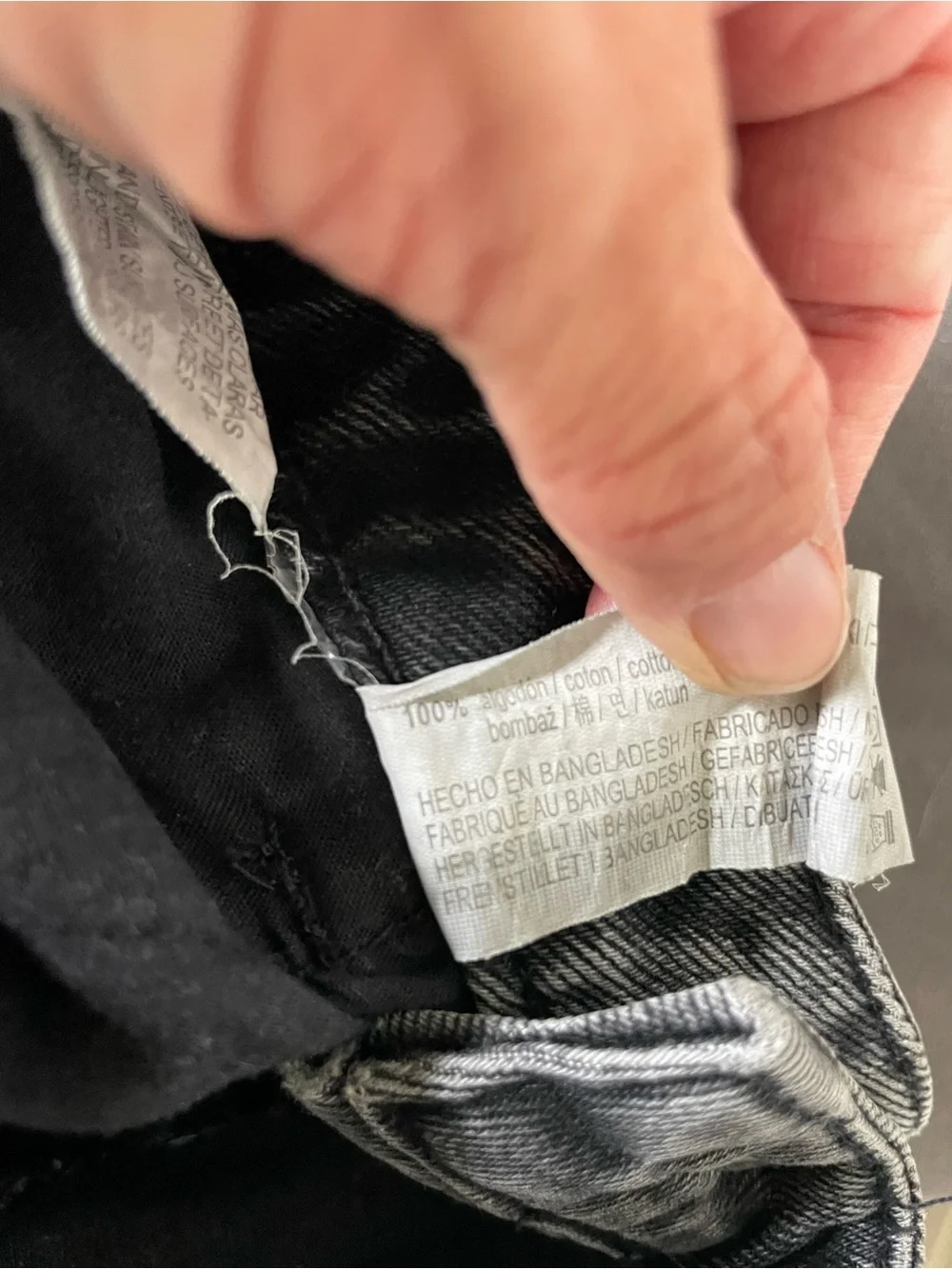 Zara Washed Black Cropped Skinny Jeans